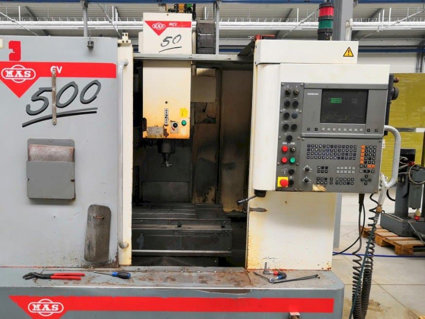 Front view of KOVOSVIT MAS MCV 500 CNC machine