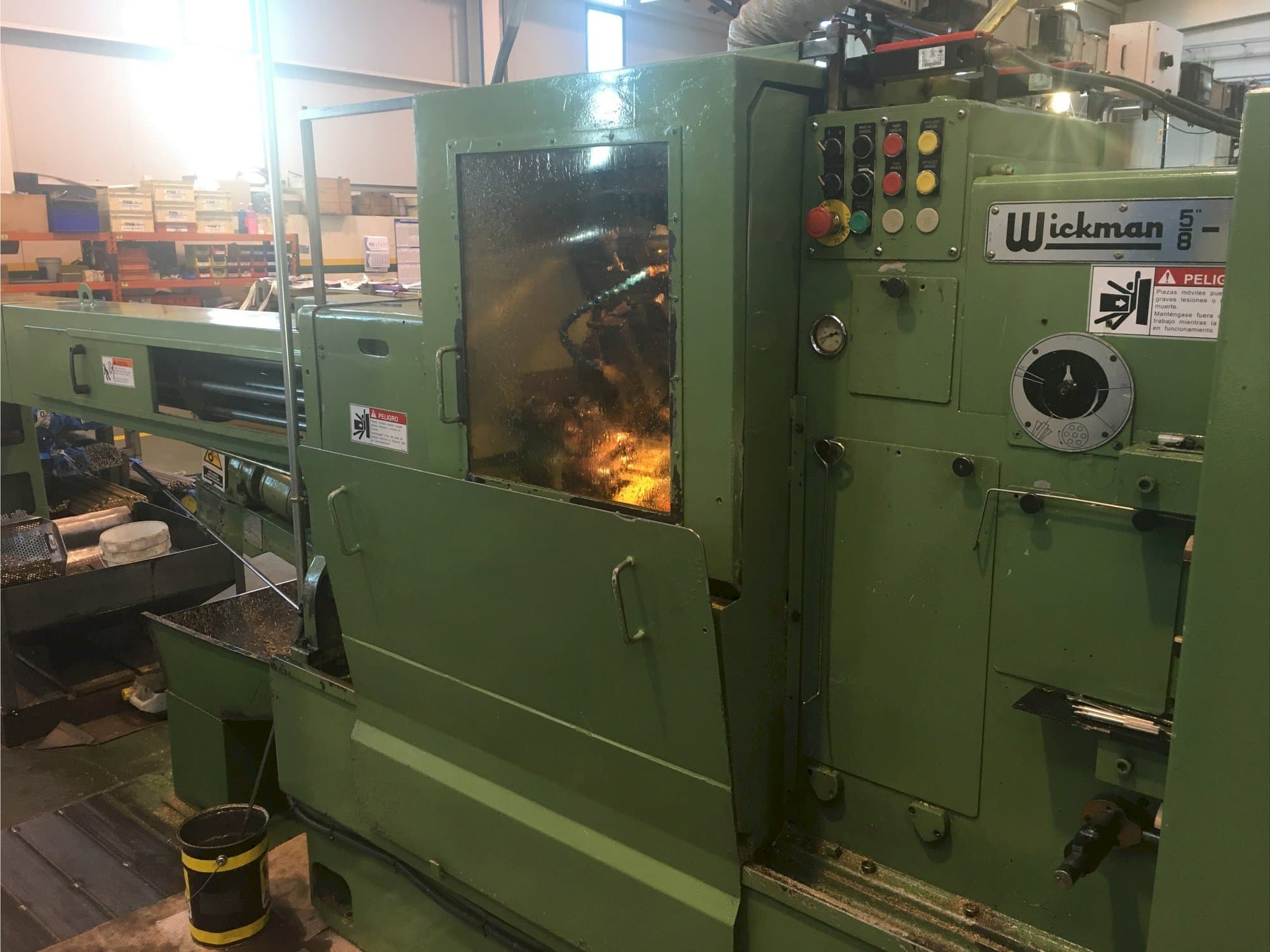 Front view of Wickman 5/8-6 machine