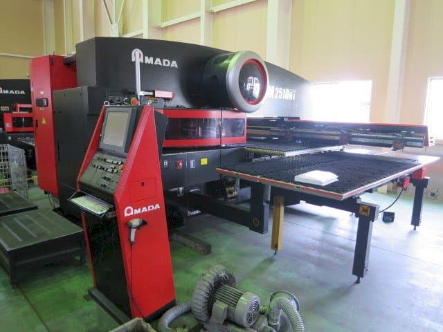 Front view of AMADA EM 2510NT machine