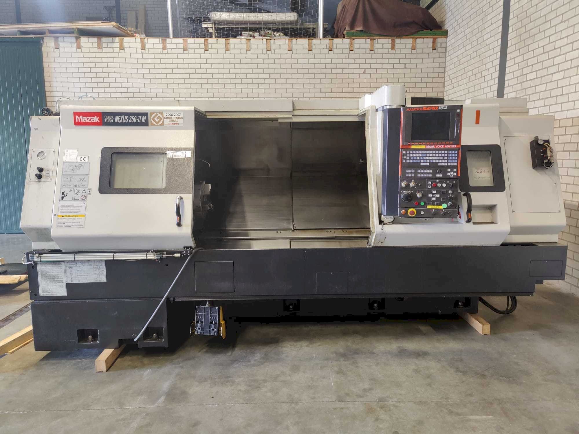 Front view of Mazak Quick Turn Nexus 350-II M machine