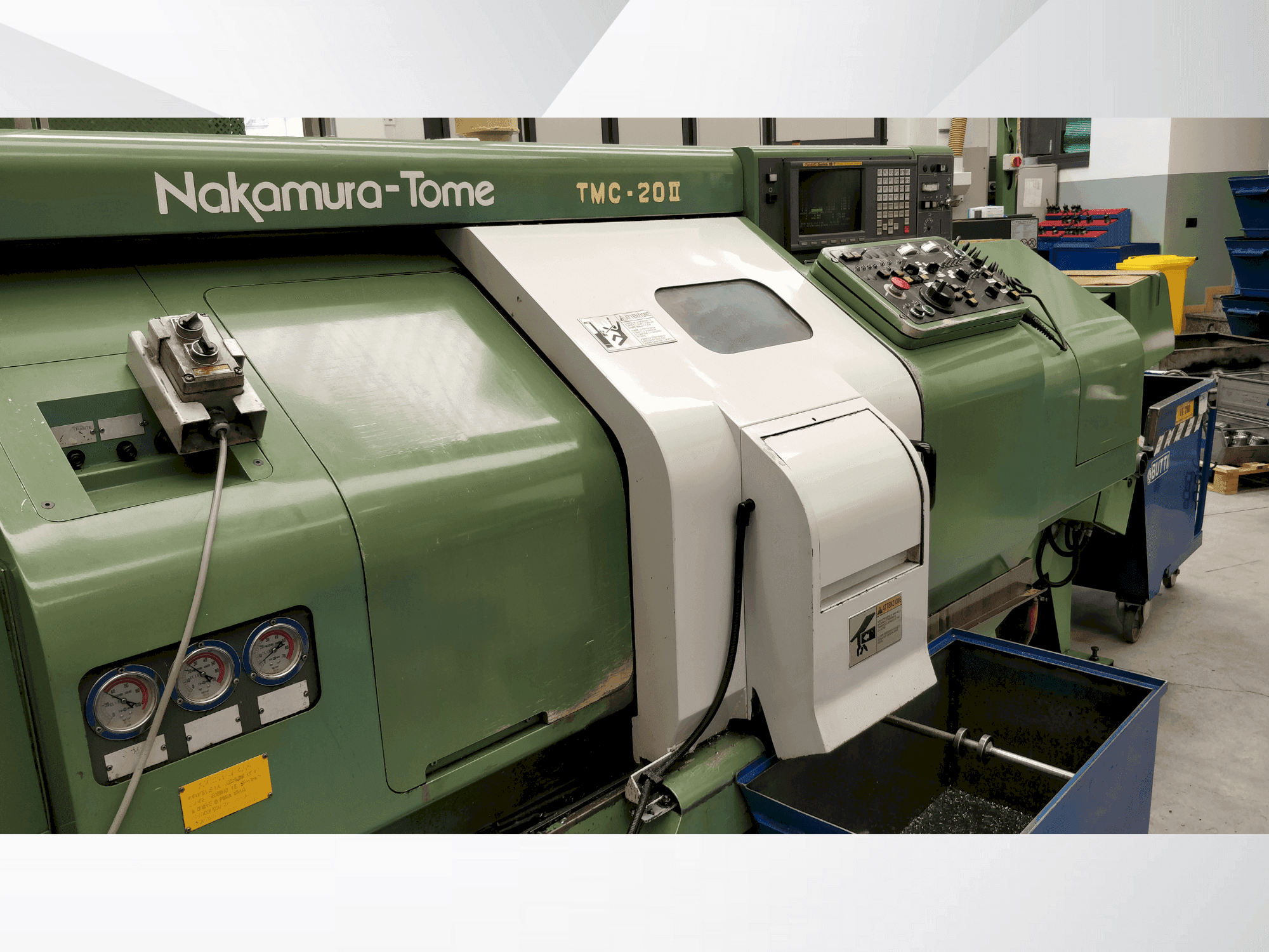 Front view of NAKAMURA-TOME TMC20-II  machine