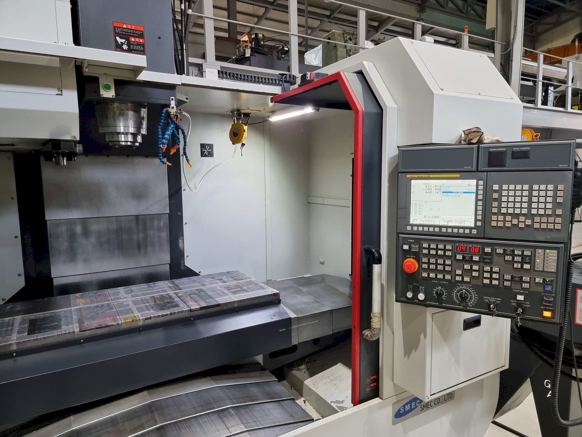 Front view of SMEC LCV 650 machine