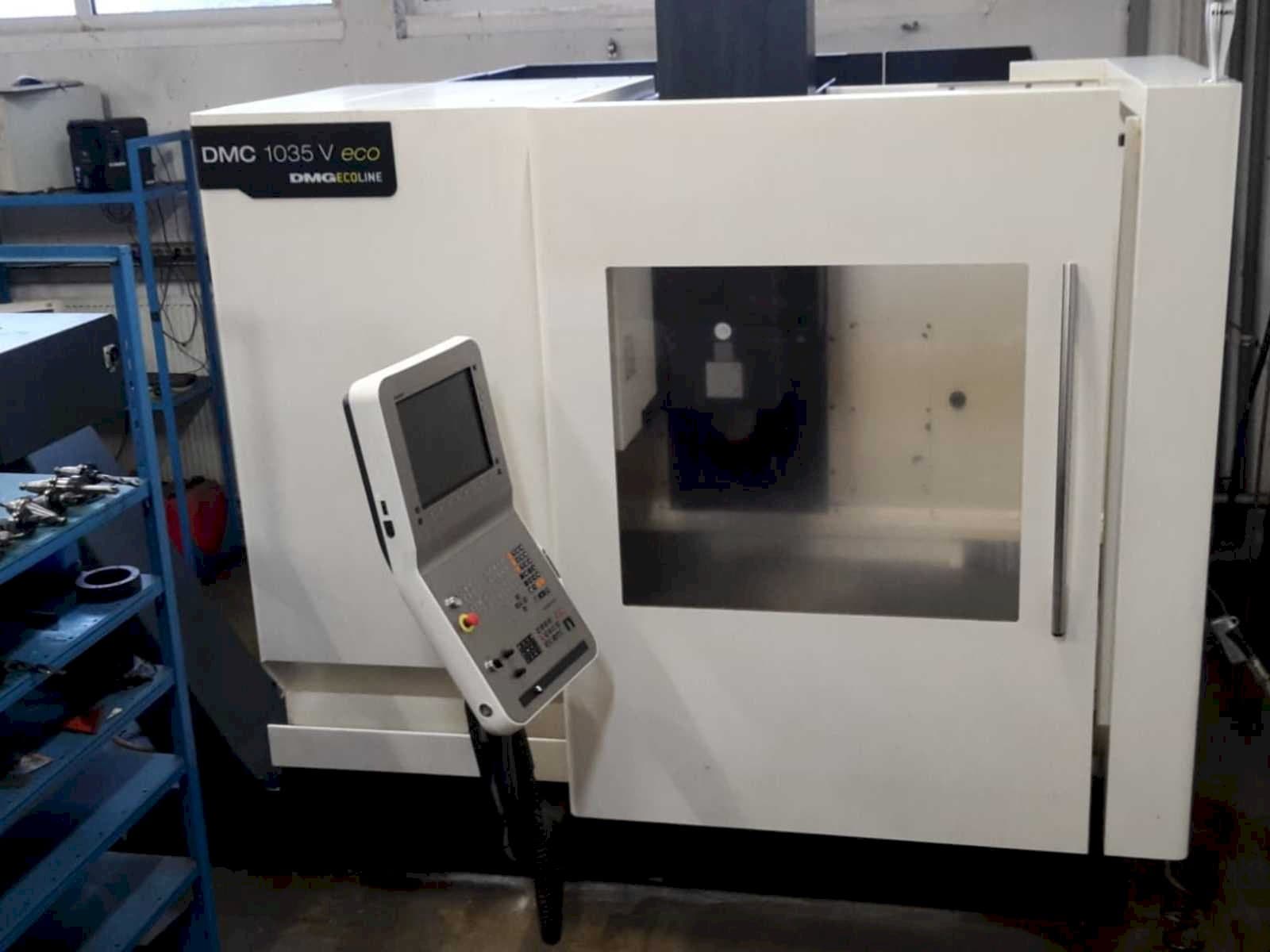 Front view of DMG DMC 1035 V ECO  machine