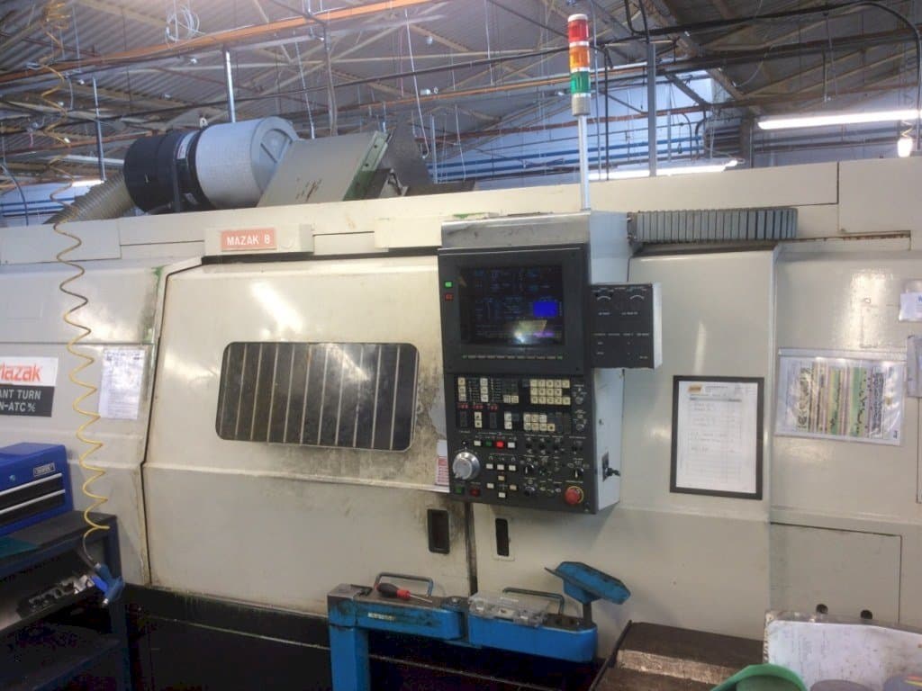 Front view of Mazak Slant Turn 28N - ATC M/C machine