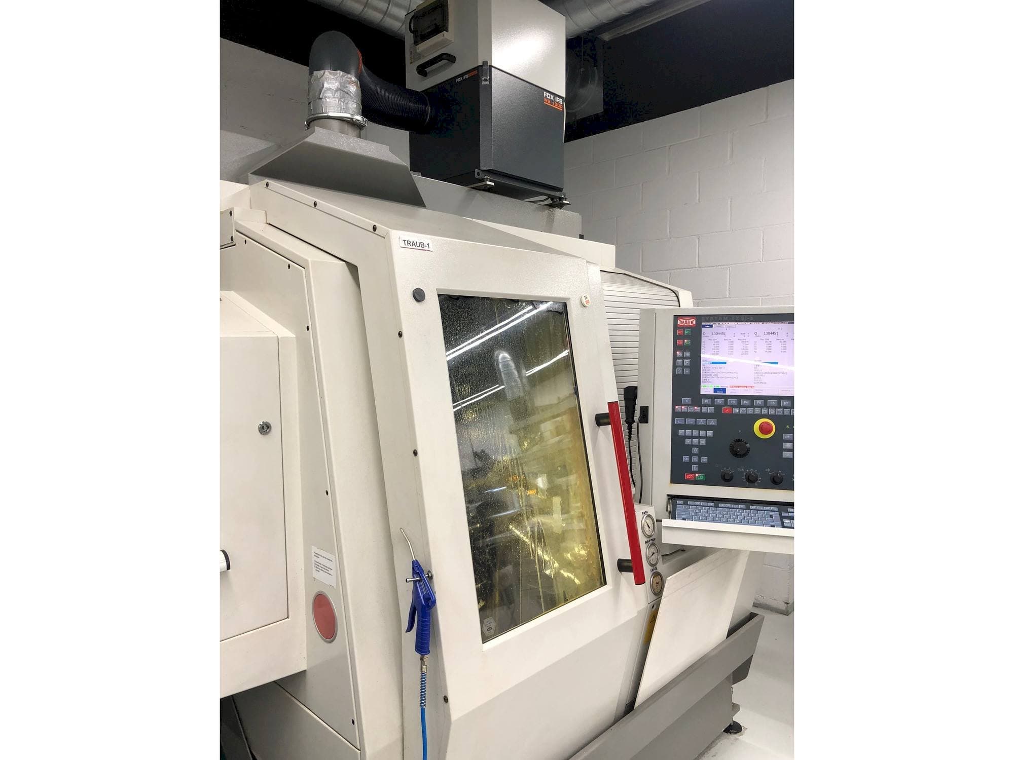 Front view of TRAUB TNL 18  machine