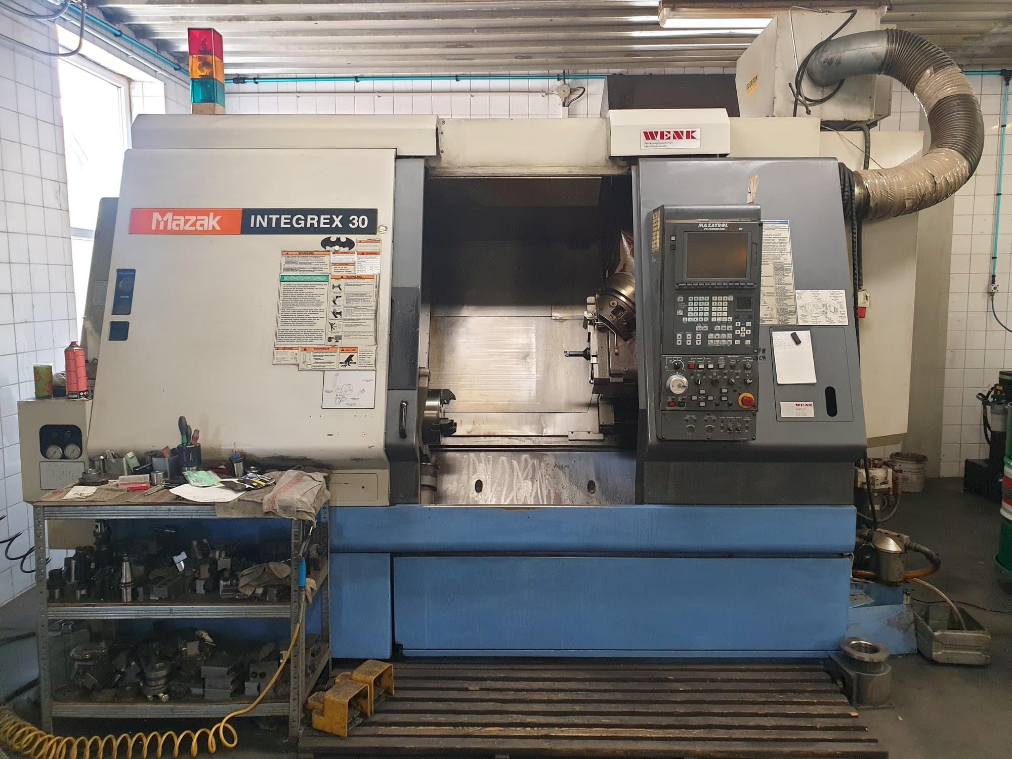 Front view of Mazak Integrex 30 machine