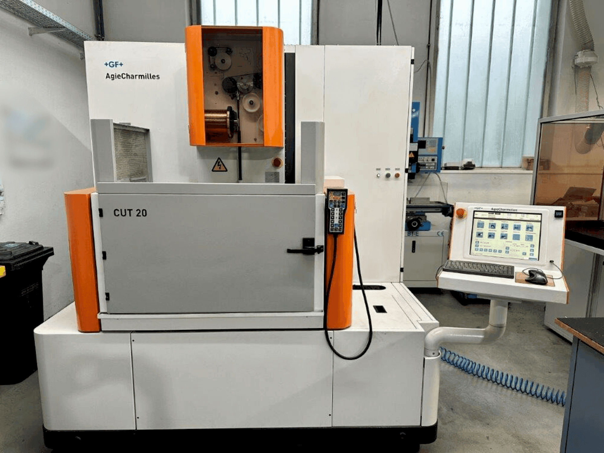 Front view of AGIE CUT 20  machine