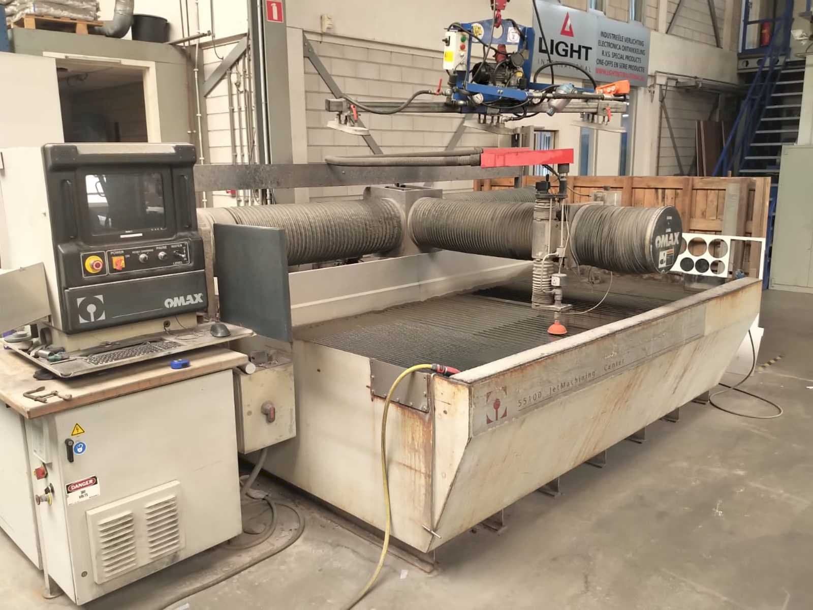 Front view of OMAX 55100 machine