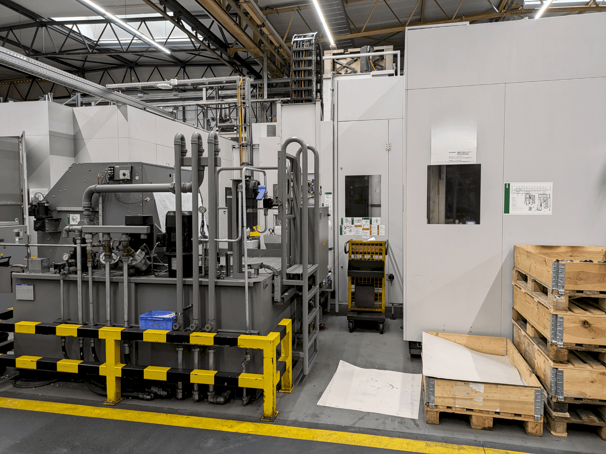 Front view of Heckert HEC 1000 H/V  machine