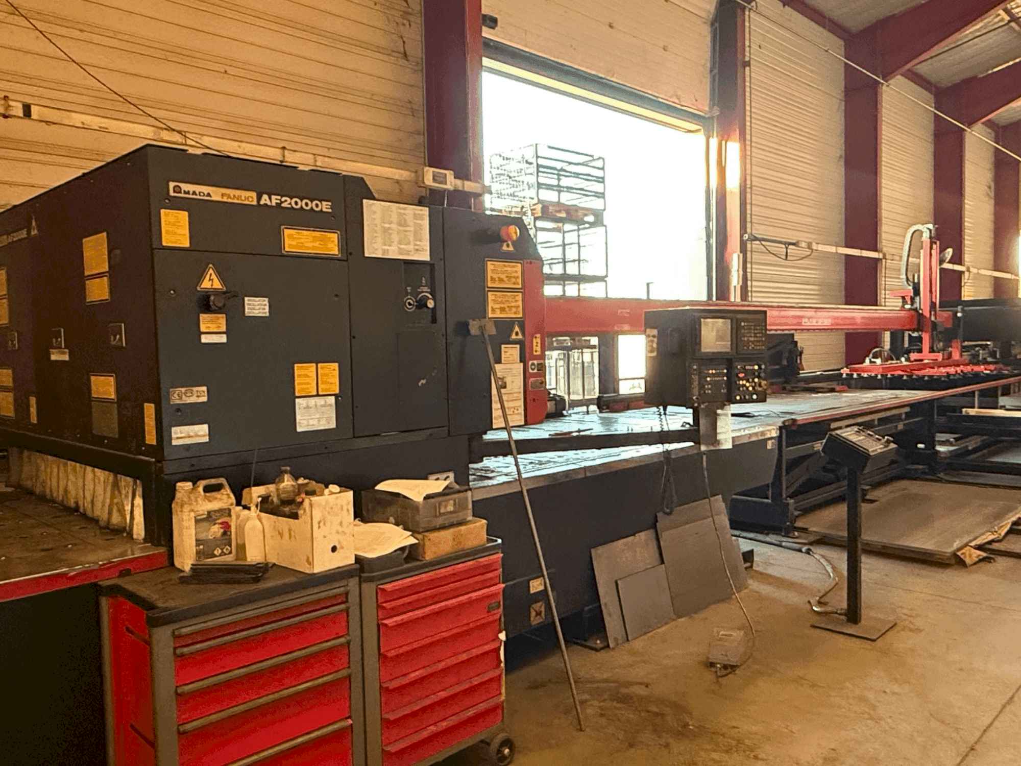 Front view of AMADA LC2415 alpha3  machine