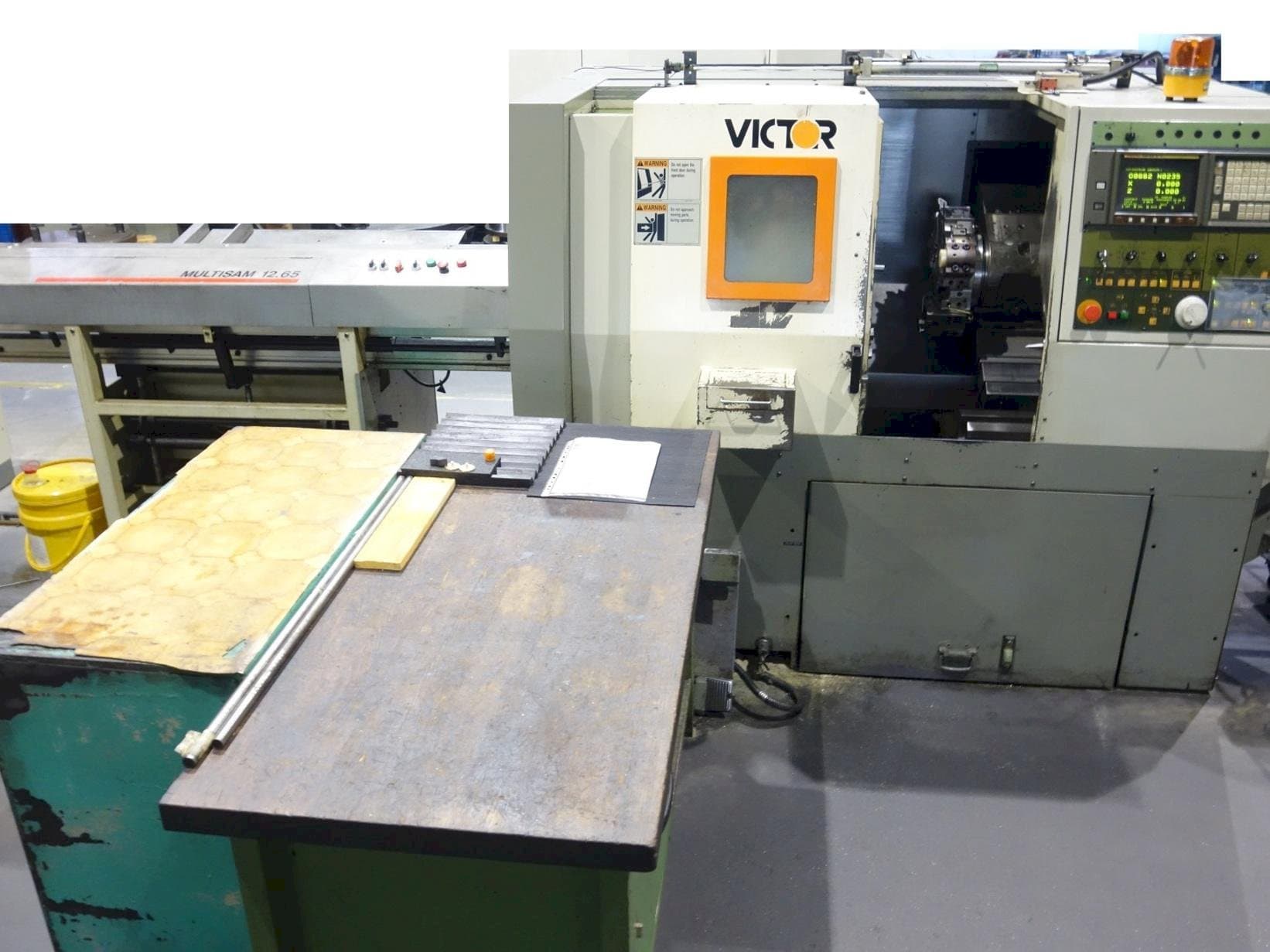 Front view of Victor V Turn plus 15 (1996) machine