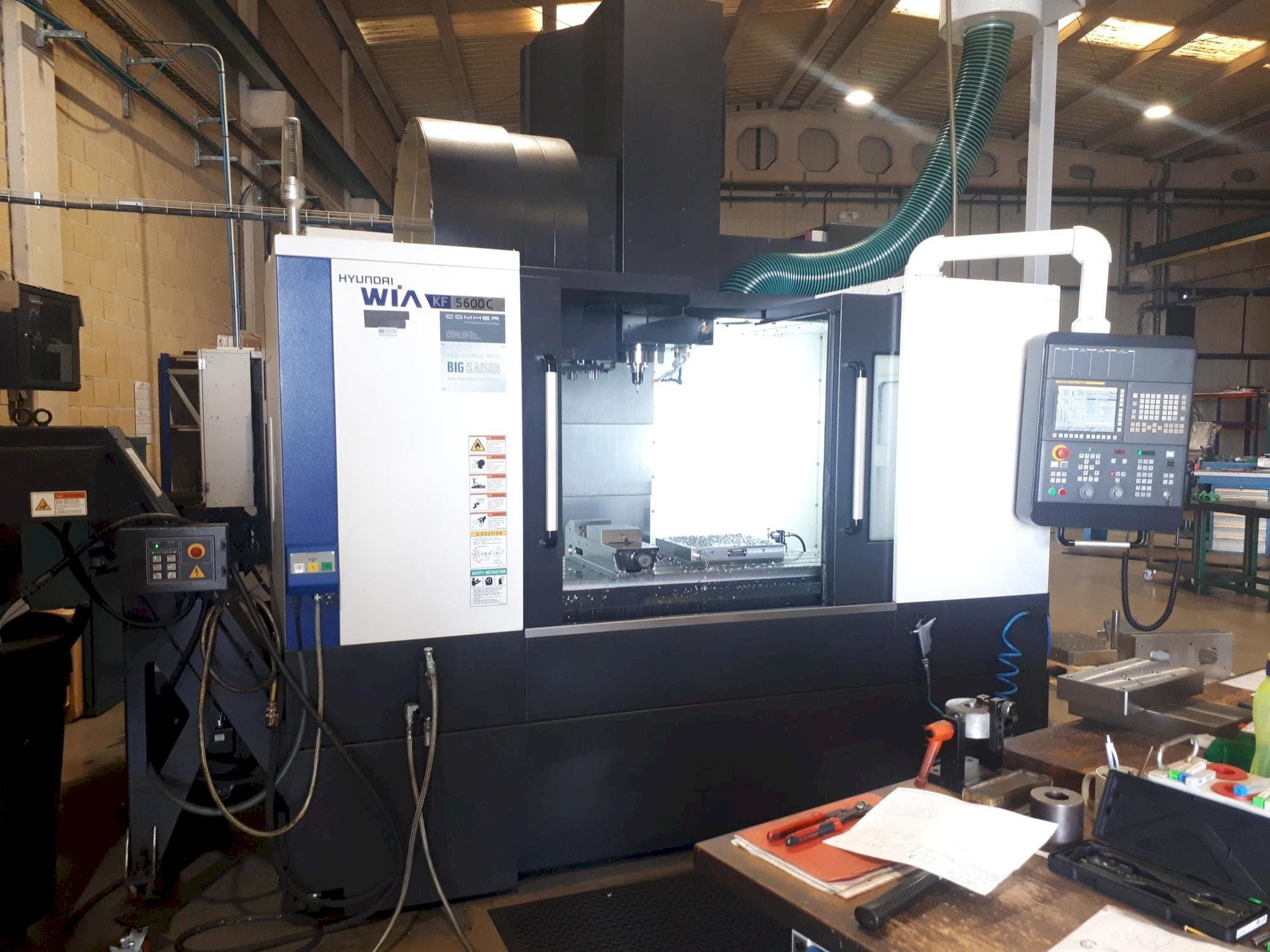 Front view of Hyundai Wia KF 5600C machine