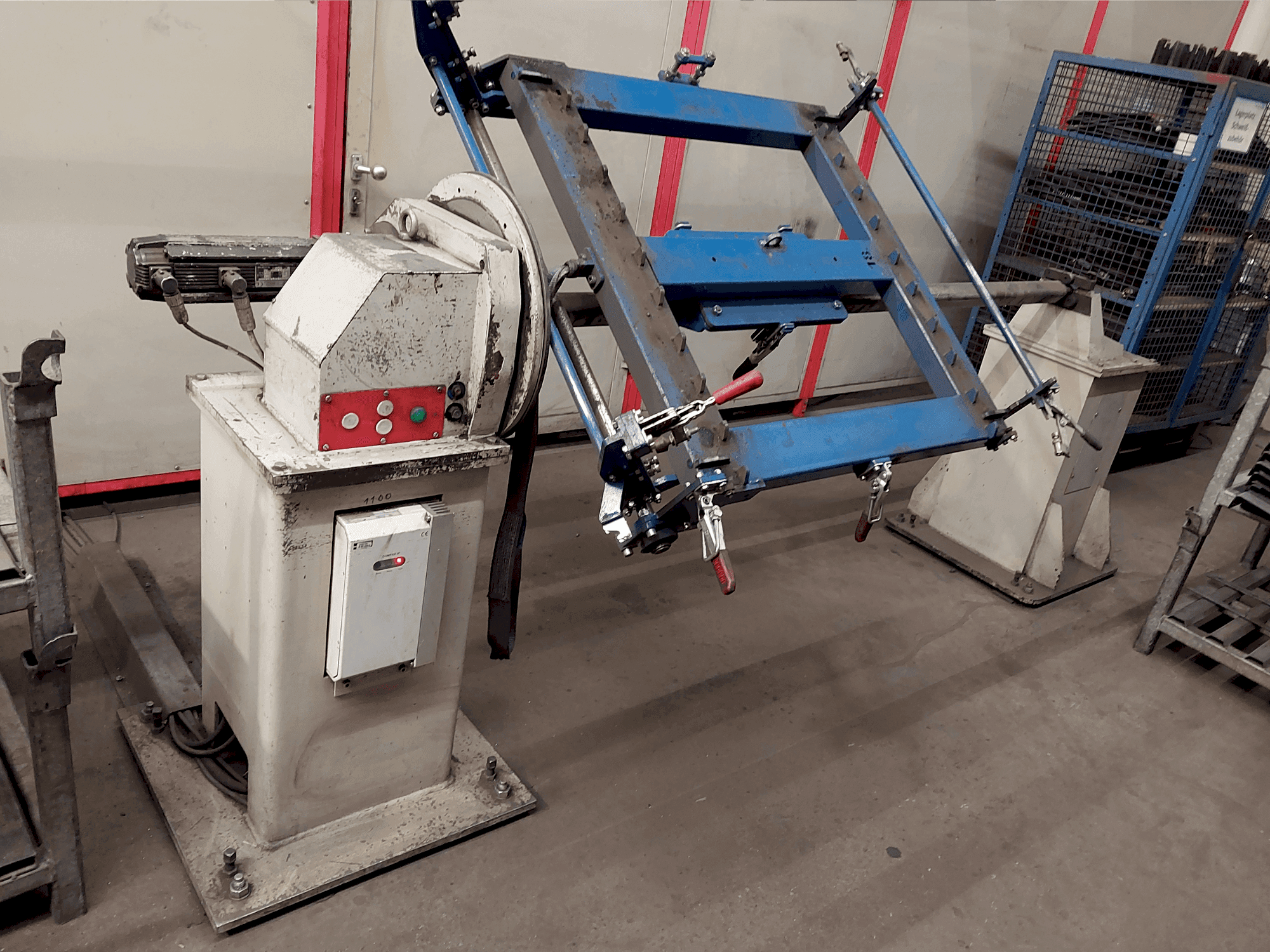 Front view of IGM Welding Robot System  machine