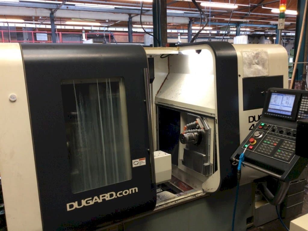 Front view of Dugard 42 TT machine