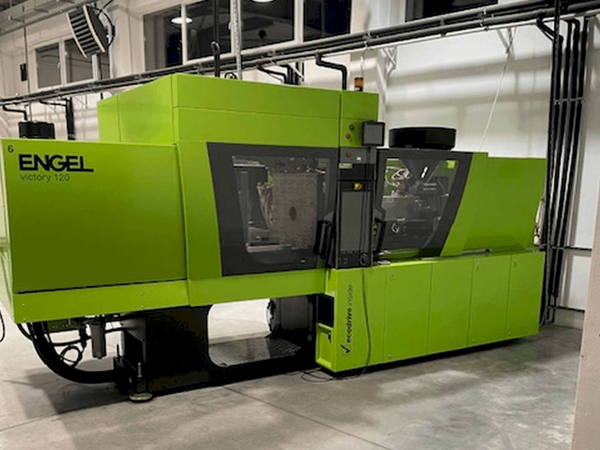 Front view of Engel Victory 650/120 tech  machine