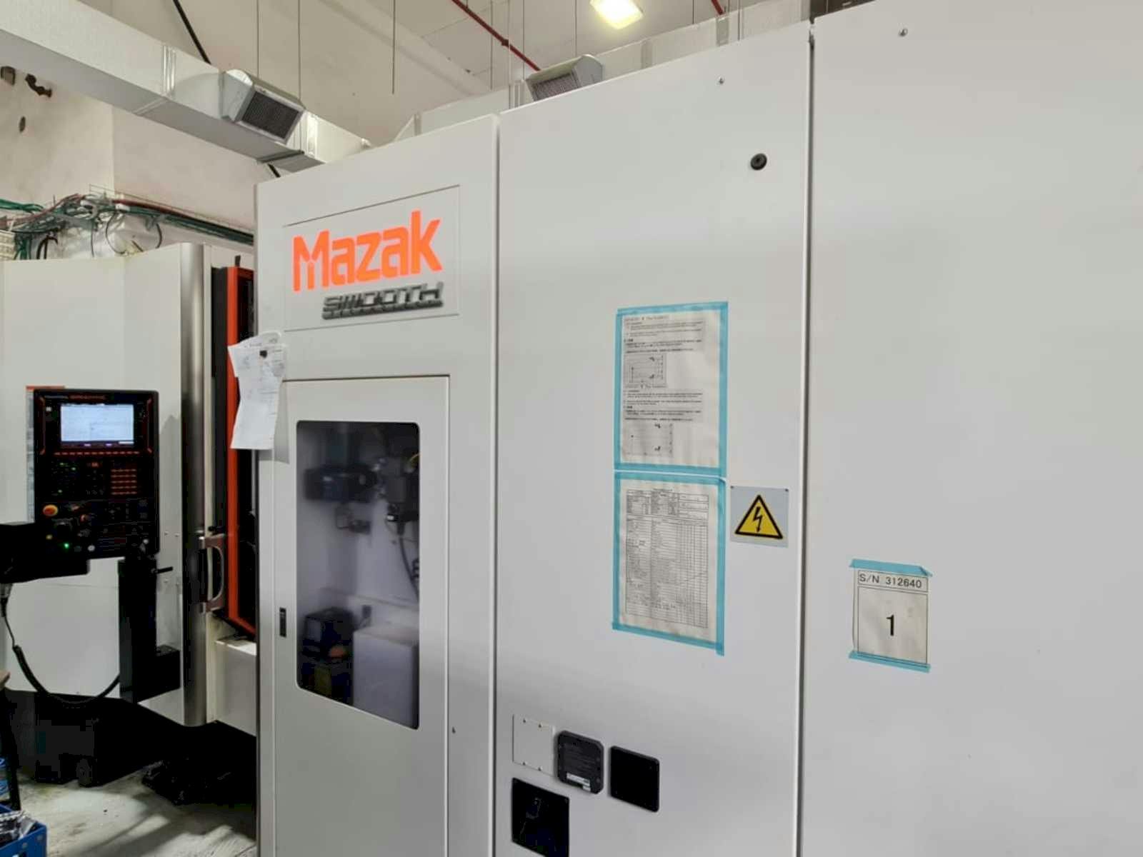 Front view of Mazak HCH-4000  machine