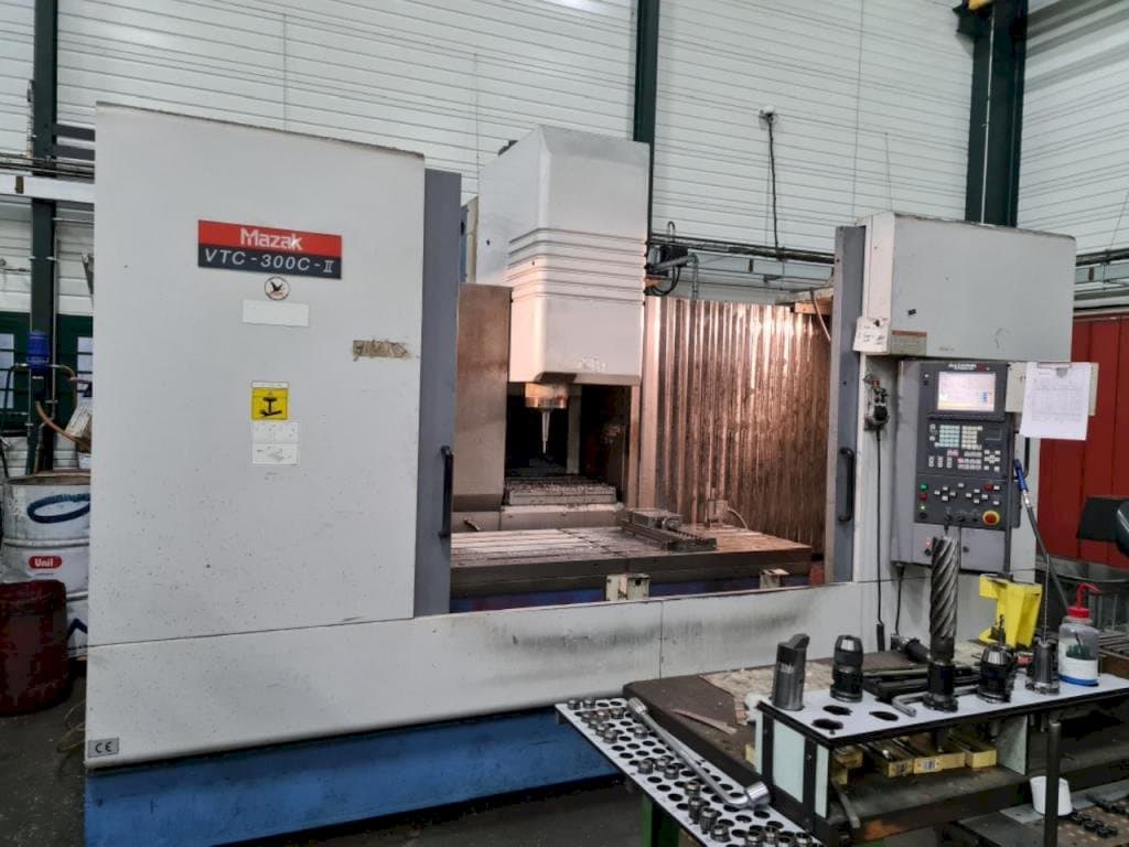Front view of Mazak VTC 300C machine