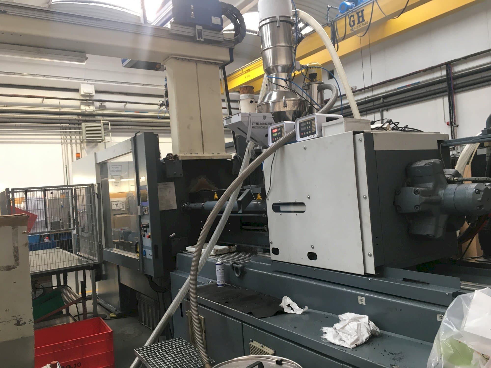 Front view of Battenfeld BA 3500/1900 BK machine