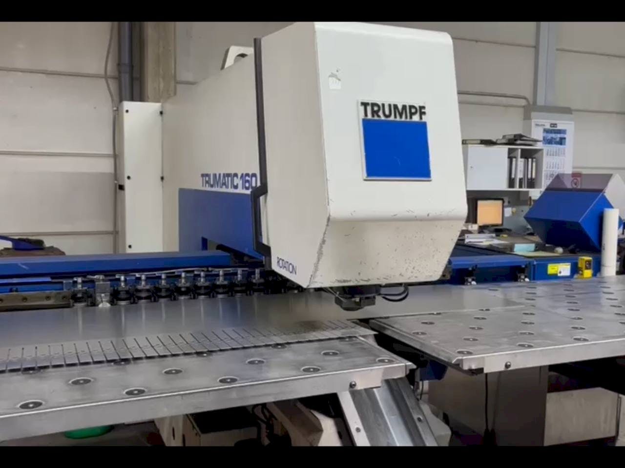 Front view of Trumpf Trumatic 160  machine