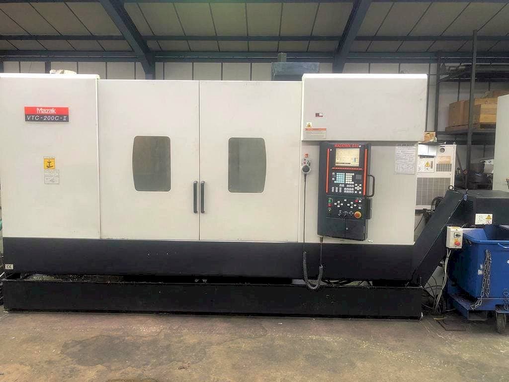 Front view of Mazak VTC-200C-II  machine