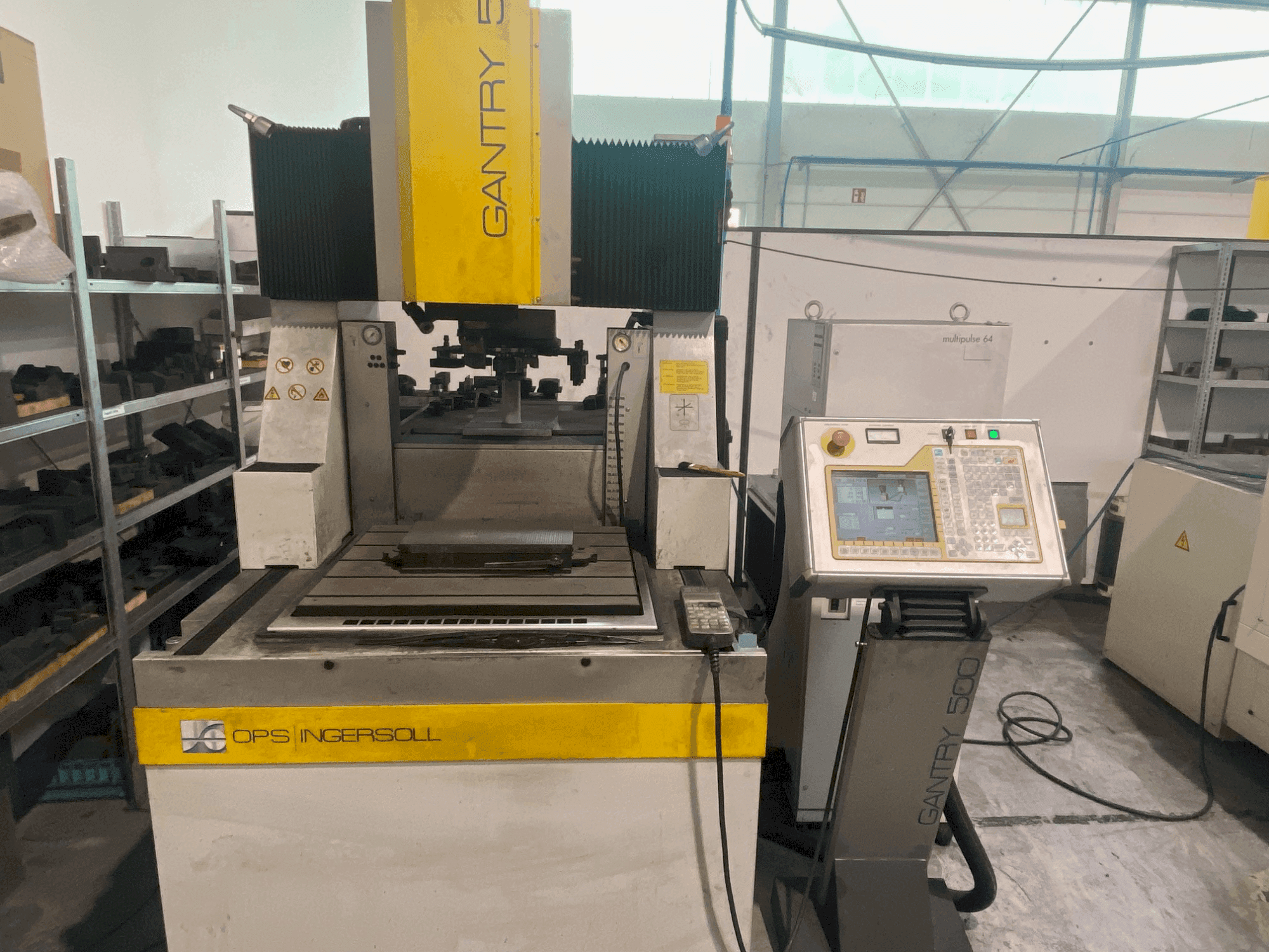 Front view of OPS INGERSOLL Gantry 500  machine