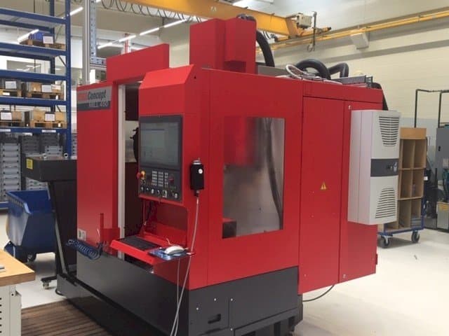 Front view of EMCO Concept Mill 450 machine