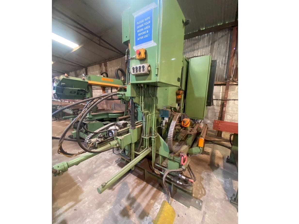 Front view of Peddinghaus BDL760/3 with Meba 400DG-700 machine