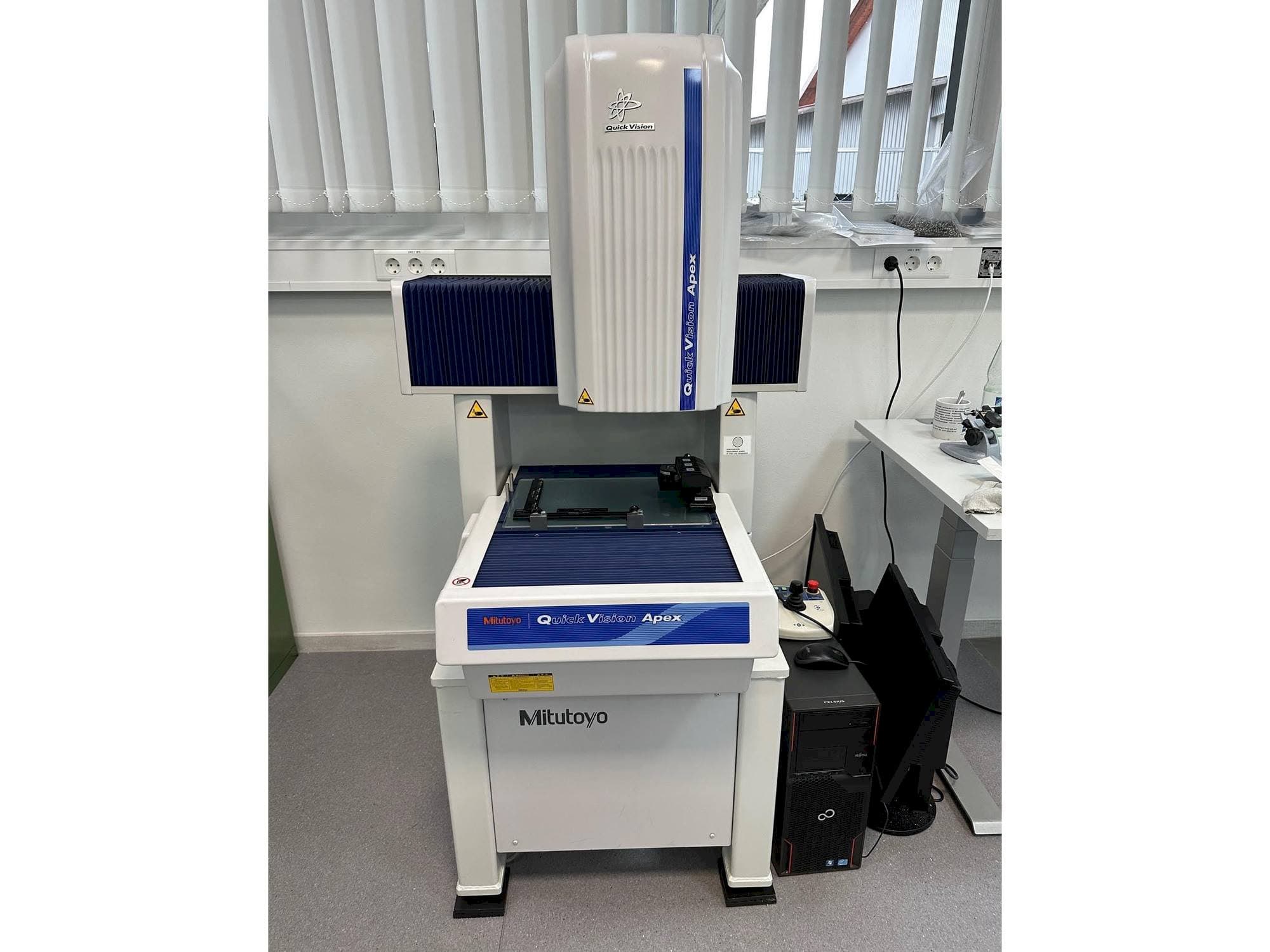 Front view of Mitutoyo Quick Vision Apex machine
