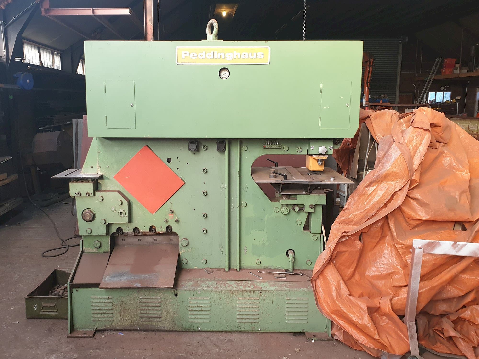 Front view of Peddinghaus Peddimaster 110/170 Machine