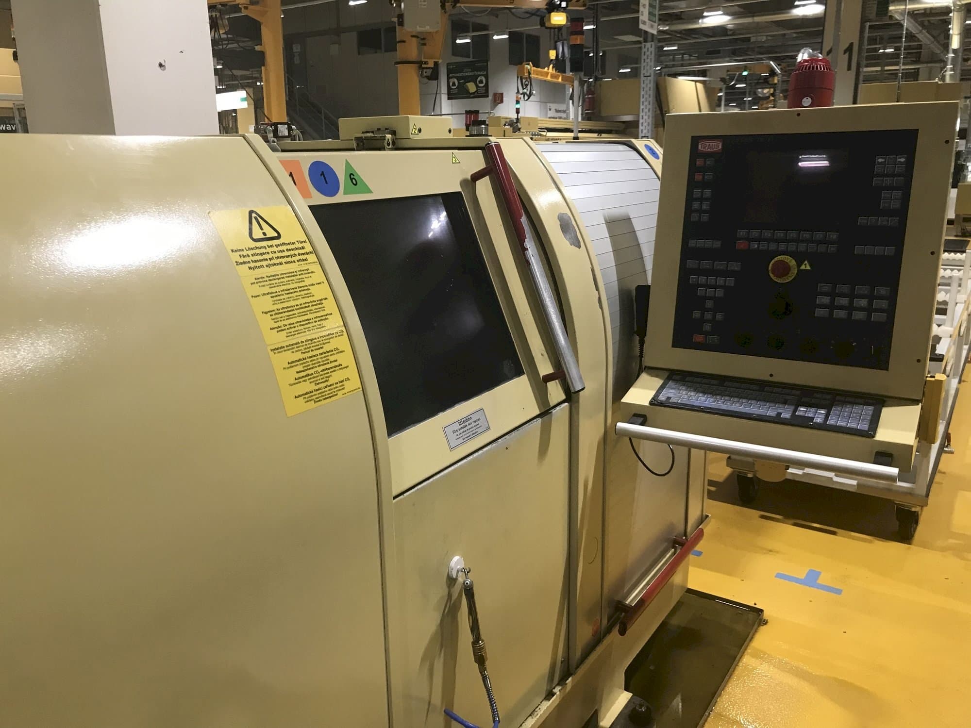 Front view of TRAUB TNL 26 K machine