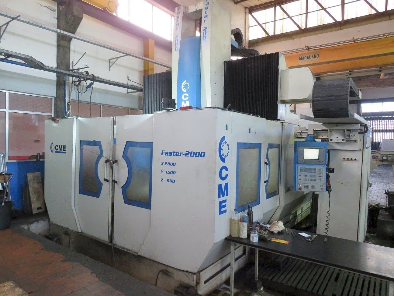 Front view of CME Faster 2000 machine