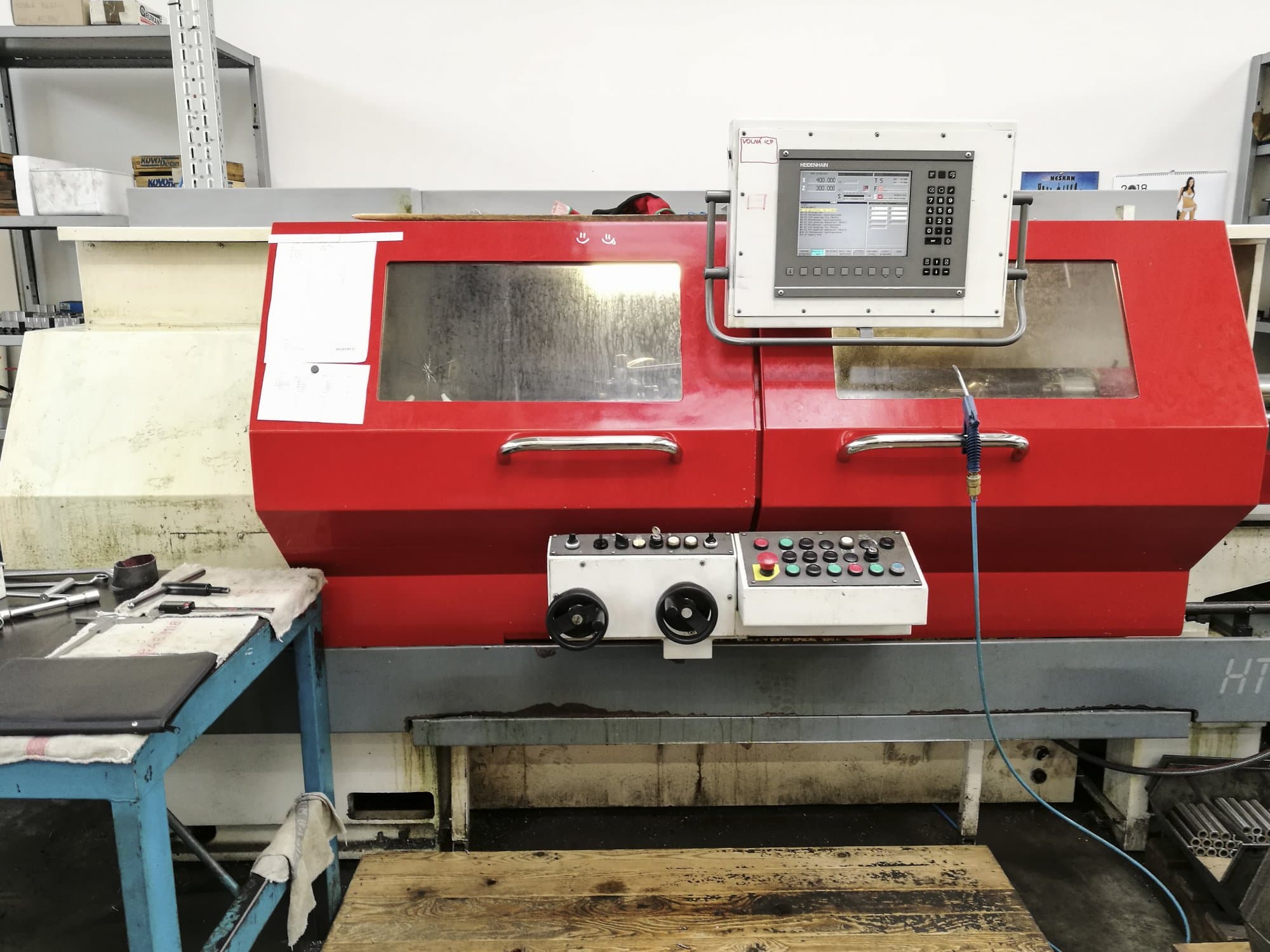 Front view of WEMAS HT 540/1500 Machine