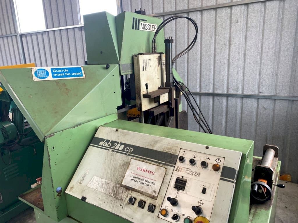 Front view of Missler Compucut DEB 280CE  machine