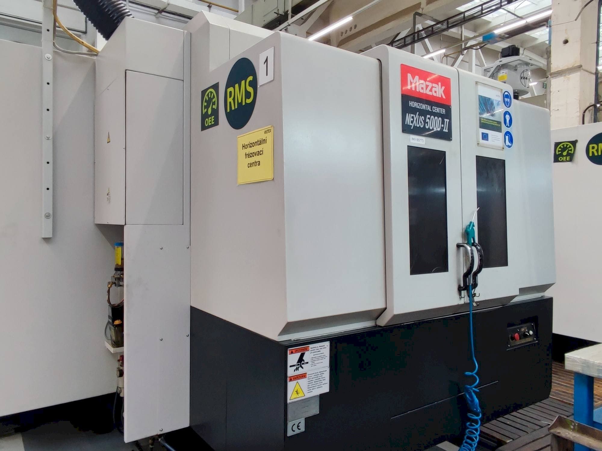 Left view of Mazak HCN 5000-II machine