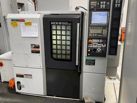 Front view of DMG Mori Seiki NZX-S1500/500 machine