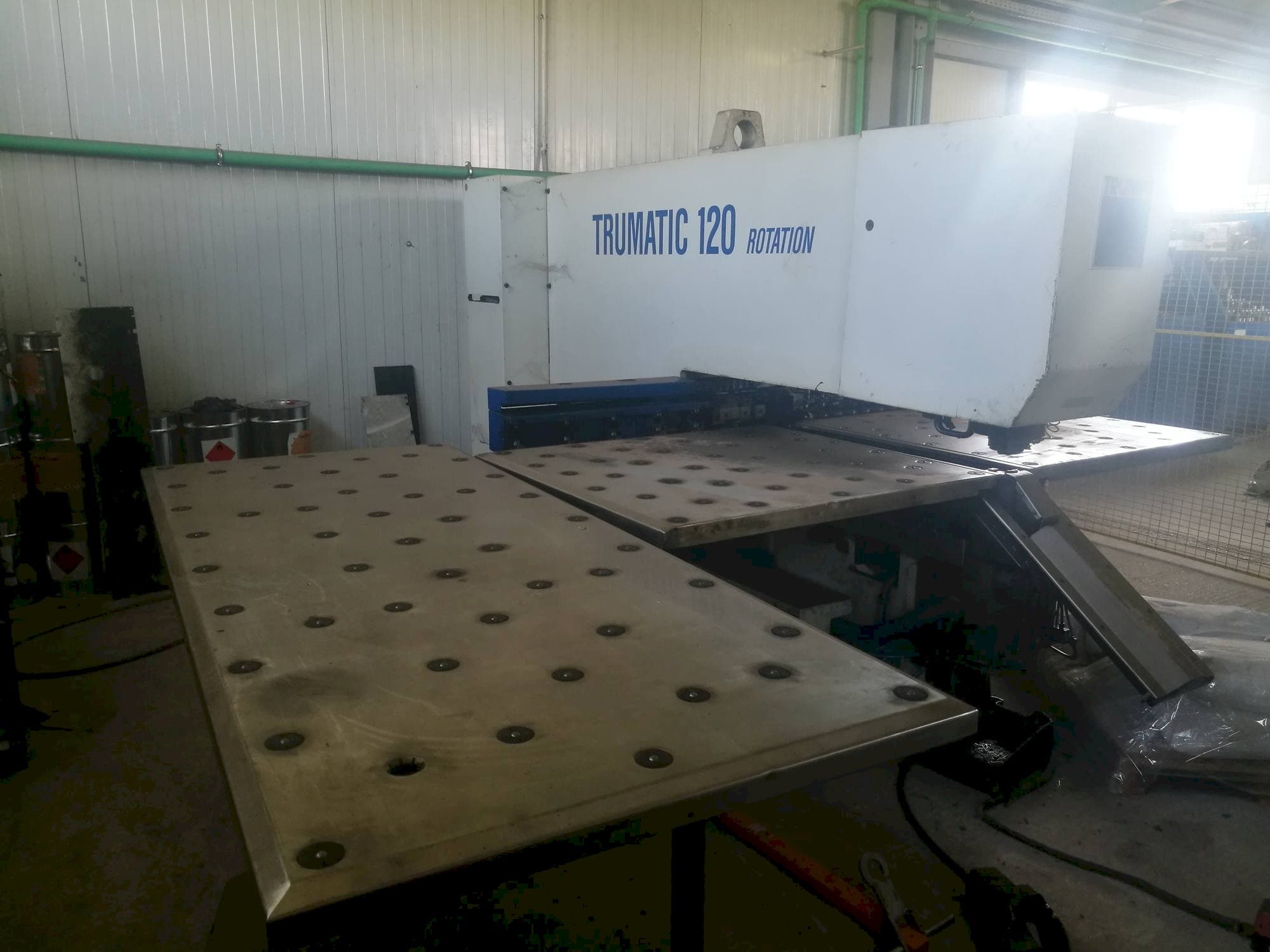 Front view of Trumpf Trumatic 120R machine