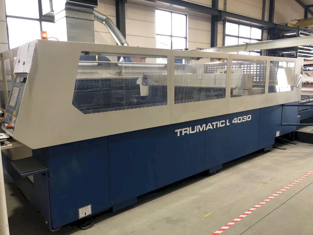 Front view of Trumpf Trumatic L4030 machine