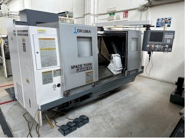 Front view of Okuma LB 3000 EX  machine