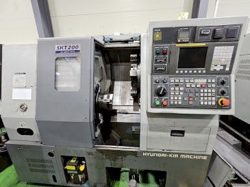 Front view of Hyundai Wia SKT200  machine