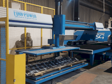Front view of Finn-Power Shear Genius TRS 6 SBU machine