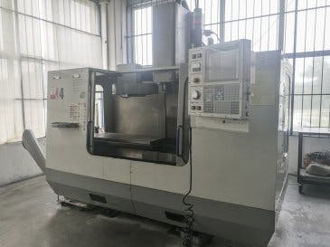 Front view of HAAS VF-4 Machine