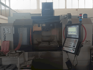 Front view of MICROCUT V-30 Challenger machine