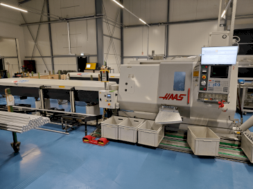 Front view of HAAS TL-15BHE  machine