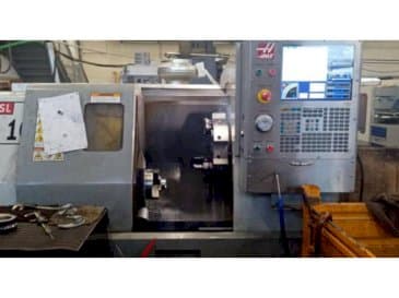 Front view of HAAS SL-10 machine