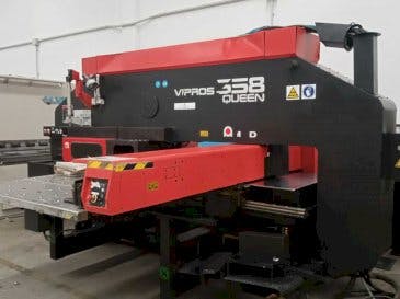 Front view of AMADA Vipros 358 Queen  machine