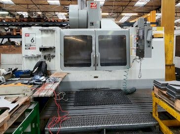 Front view of HAAS VF-6 / 50HE  machine