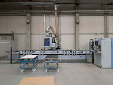Front view of HOMAG OPTIMAT BAZ222/60/K machine