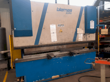 Front view of BLEMAS EURO 160 machine