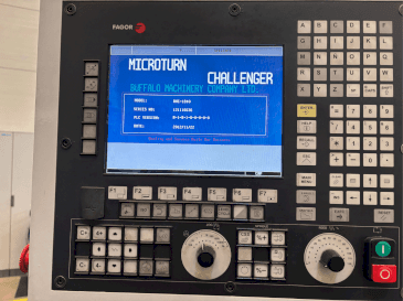 Front view of Challenger Microturn BCN 1840 machine