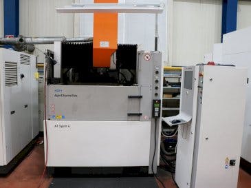 Front view of AgieCharmilles AT SPIRIT 4 C-AXIS  machine
